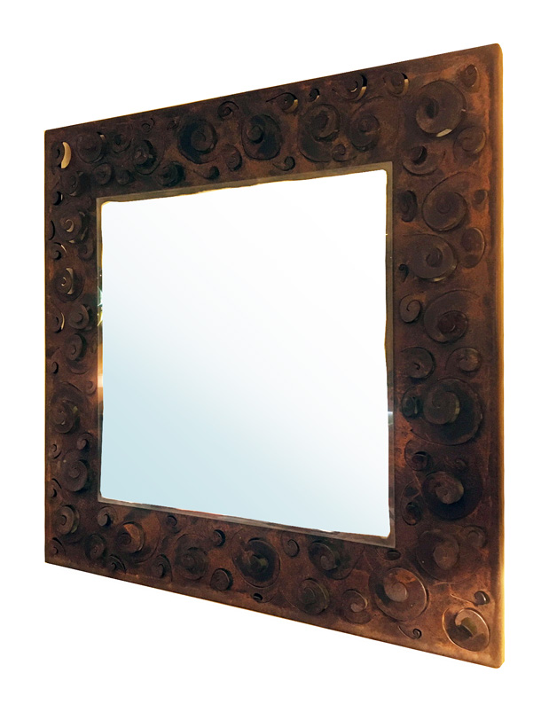 Specchio con Art Decò Ghirigori cornice del XX Secolo Opera originale e disponibile - Robertaebasta® Art Gallery opere d’arte esclusive.